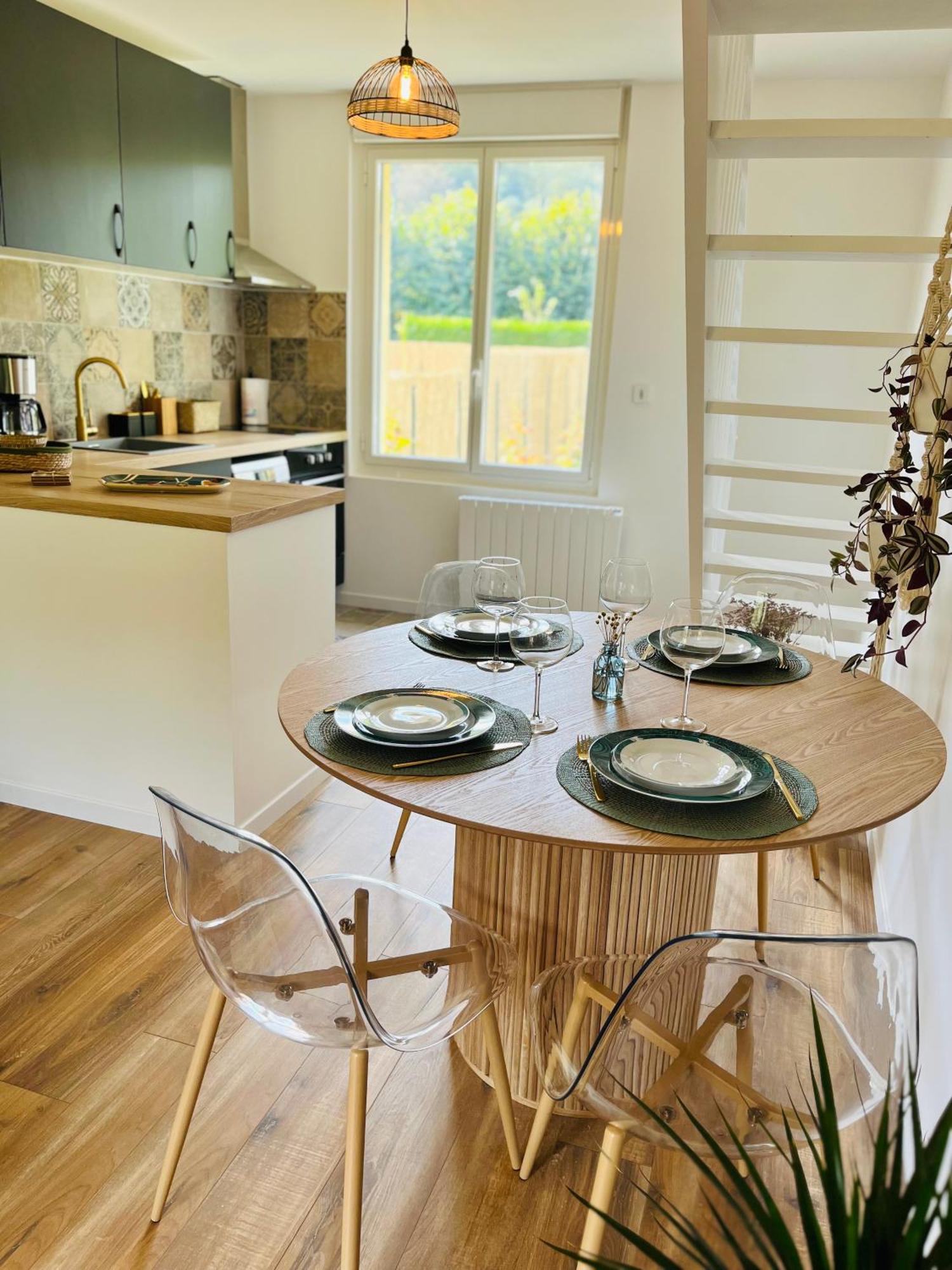 Maison Evasion Voyage Parking Et Jardin By Art De Voyager Étretat Dış mekan fotoğraf